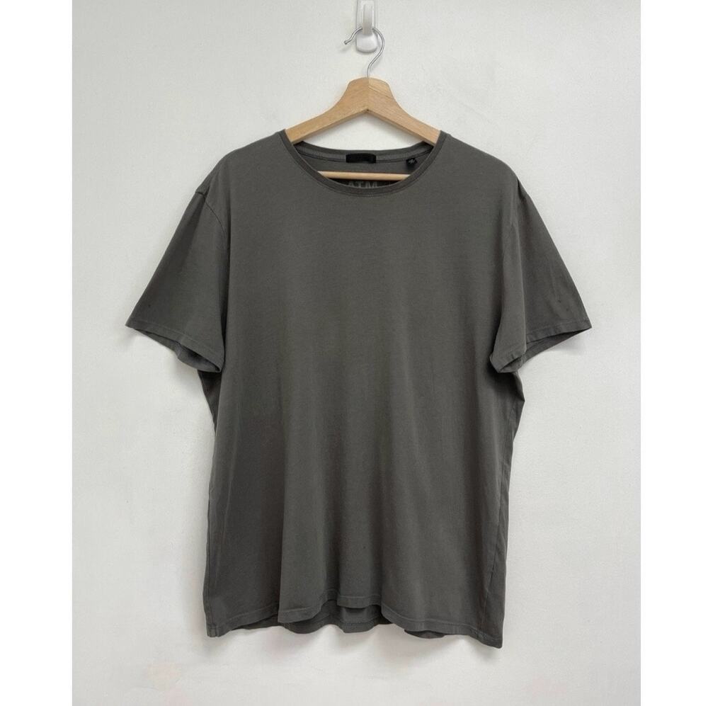 ATM Anthony Thomas Melillo Men’s Classic Jersey Crew Neck Tee SMALL HOLES Large